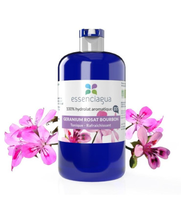 Bio und handwerkliches Rosen-Geranium-Bourbon-Hydrolat
