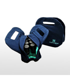 Trousse de voyage pour huiles essentielles en coton bio