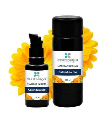 Bio und handwerkliches Ringelblumenöl (Ringelblumenmazerat)