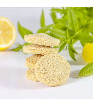 Knuspriger Eisenkraut-Zitronen mit Hydrolat