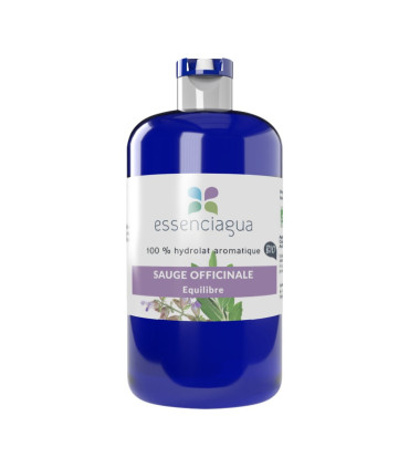 Hydrolat de Sauge Officinale bio et artisanal I Essenciagua
