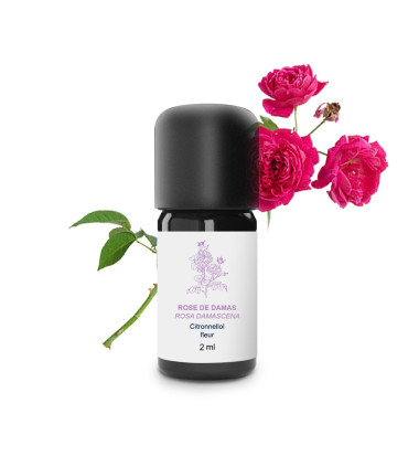 Olio essenziale di Rosa di Damasco bio e artigianale