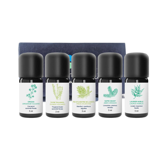 Kit Huiles Essentielles Immunité 100% Bio et Artisanal