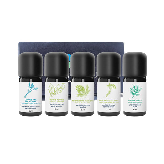 Kit Huiles Essentielles Incontournables 100% Bio et Artisanal
