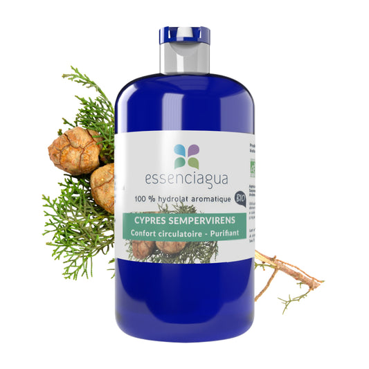 Hydrolat de Cyprès toujours vert 100% Bio et Artisanal