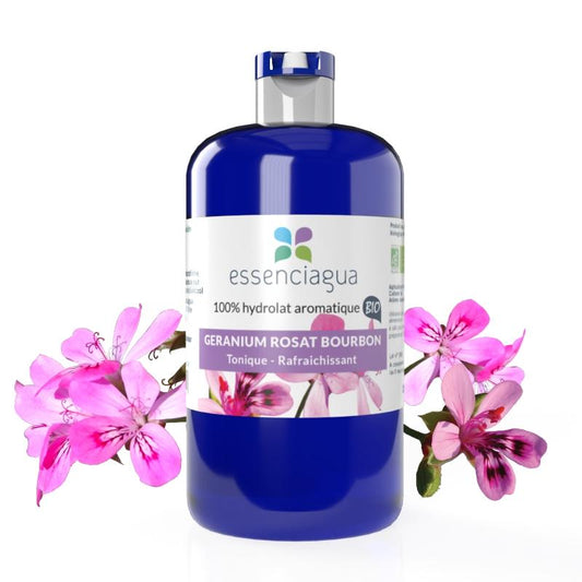Hydrolat de Géranium rosat bourbon 100% Bio et Artisanal