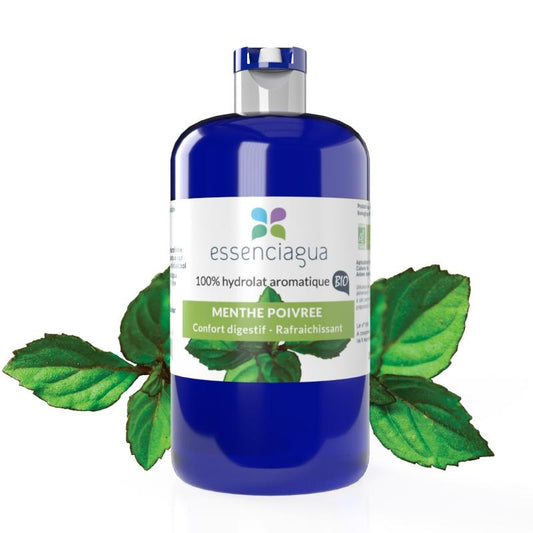 Hydrolat de Menthe poivrée 100% Bio et Artisanal
