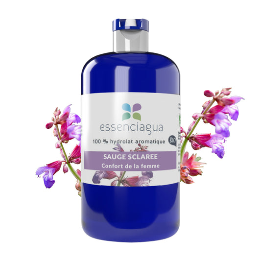 Hydrolat de Sauge sclarée 100% Bio et Artisanal