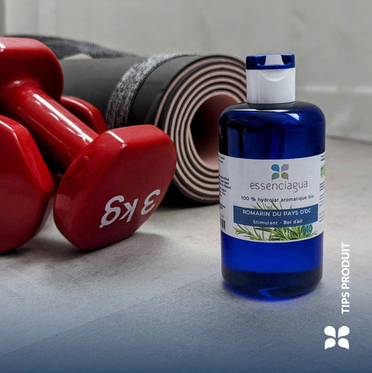 Boost vitalité avec l'hydrolat de Romarin