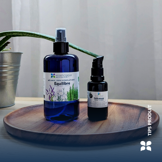 💧Routine hivernale Délicatesse avec notre mélange d'hydrolats Équilibre 