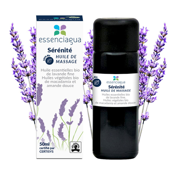 Huile de massage Sérénité - Essenciagua