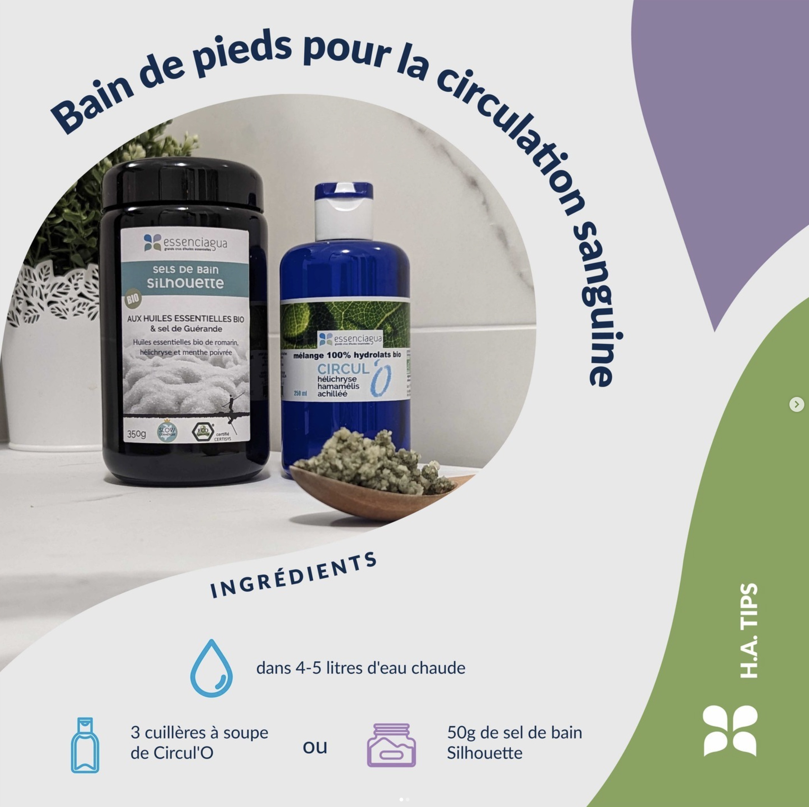 Bain de Pieds Aromatique en période automnale