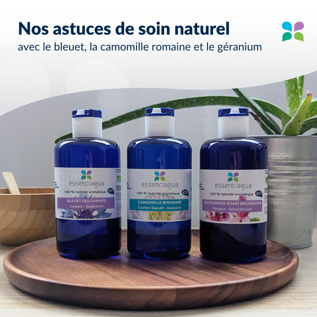 Recettes soin beauté avec nos hydrolats